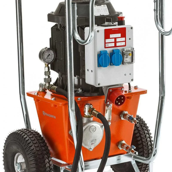 Гидравлическая станция "HUSQVARNA" PP 325 E (9,3 кВт,140 бар, 40 л/мин, 400 V - 16 A. 95 кг.) в Екатеринбурге