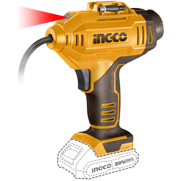 Аккумуляторный автомобильный компрессор INGCO CACLI2018