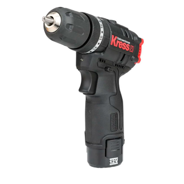 Аккумуляторный ударный бесщеточный шуруповерт KRESS 12В KU370.2