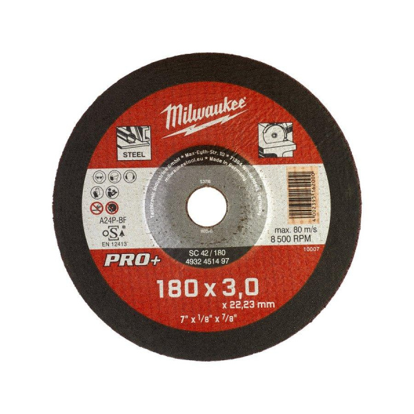 Отрезной диск Milwaukee SCS 42/180х3 PRO+ 1шт