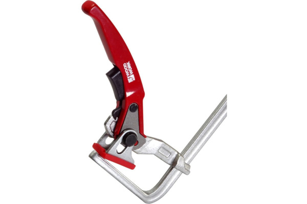 Струбцина кованая Woodwork F-тип 160x60 мм  c рычажной рукояткой для установки в Т-паз   RTC-1660 в Екатеринбурге 