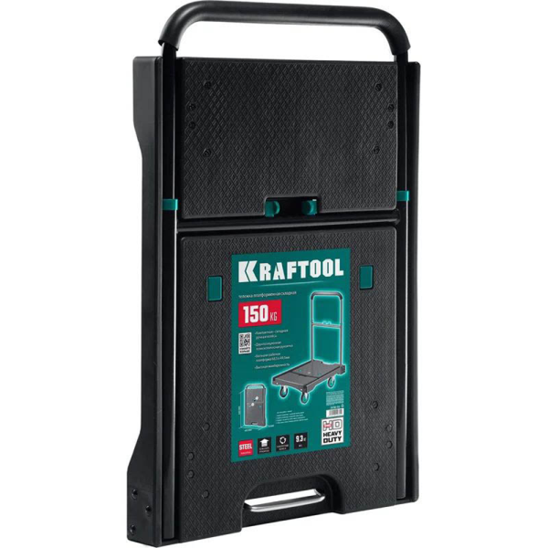 Тележка платформенная складная KRAFTOOL до 150 кг, 68х49.5 см, d10 см 38780-150 в Екатеринбурге