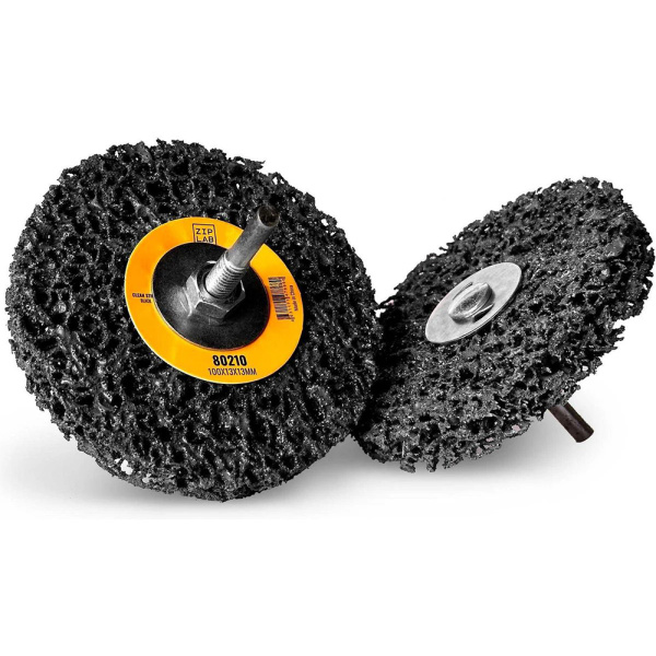 Диск ZIP LAB Clean Strip Black для удаления ЛКП на шпинделе, 100×13×13мм, черный, 5шт/уп  80210 в Екатеринбурге