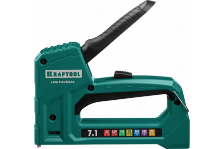 Степлер механический Kraftool 7в1 тип53 (6-14мм.),140 (8-14мм.), 13,53F,36,500  31524 в Екатеринбурге 