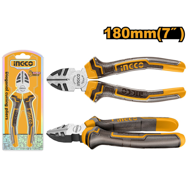 Диагональные кусачки боковые 180 мм INGCO HDCP08188 в Екатеринбурге 