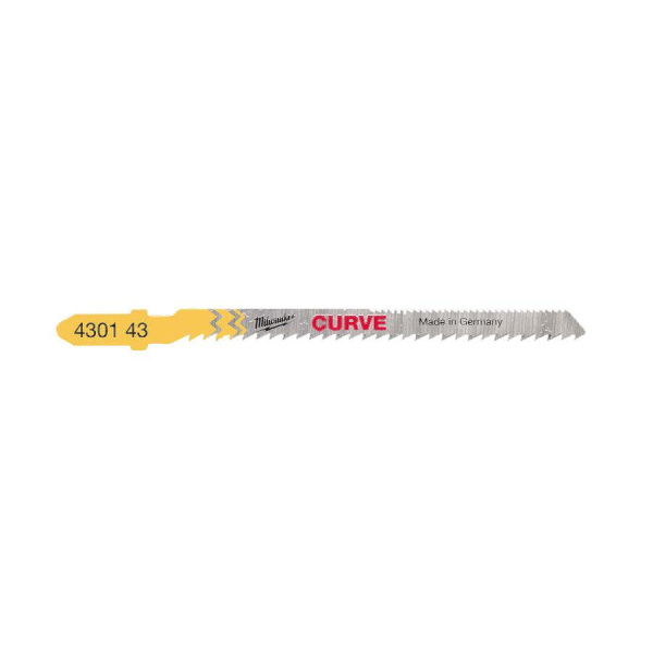 Полотна для лобзика Milwaukee Curve 75мм (5шт)