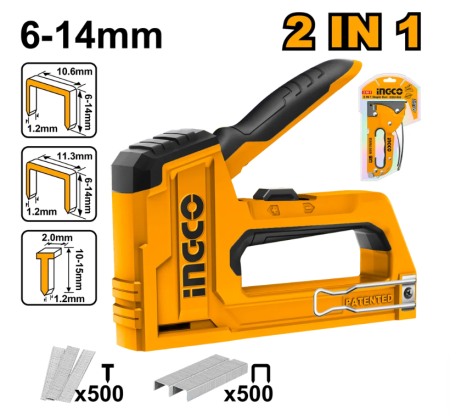 Пистолет для скрепления 2 в 1 INGCO HSG1406 в Екатеринбурге 