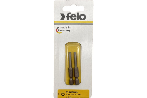 Бита Felo  Torx 20x50 серия Industrial, 2шт.  03620536 в Екатеринбурге
