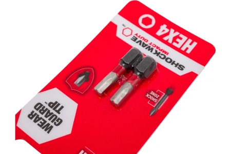 Насадка Milwaukee SHOCKWAVE Hex4 25мм 2шт 4932430895