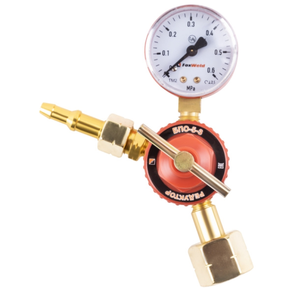 Редуктор Foxweld БПО-5-3 пропановый, 1 манометр 8344