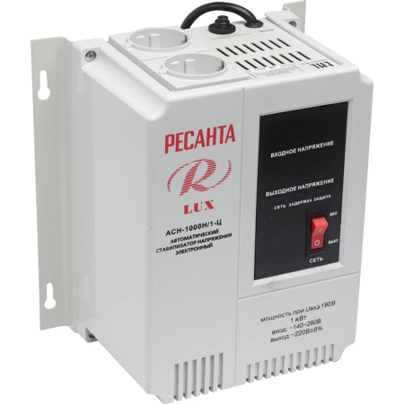 Стабилизатор Ресанта АСН- 1 000 Н/1-Ц  Lux 63/6/14 в Екатеринбурге