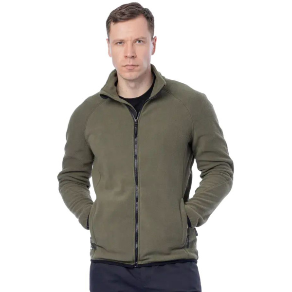 Толстовка флисовая Brodeks KS211, хаки  (XL) КА-00004099-XL в Екатеринбурге