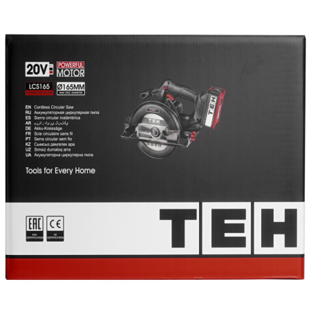 Аккумуляторная дисковая пила TEH LCS165  в Екатеринбурге