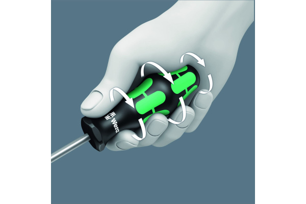 Отвертка Wera Kraftform Plus Lasertip SL4,0х0,8х100мм WE-110004 в Екатеринбурге 