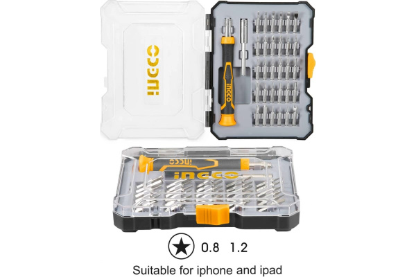 Набор бит с держателем INGCO 32 предмета HKSDB0348 в Екатеринбурге 