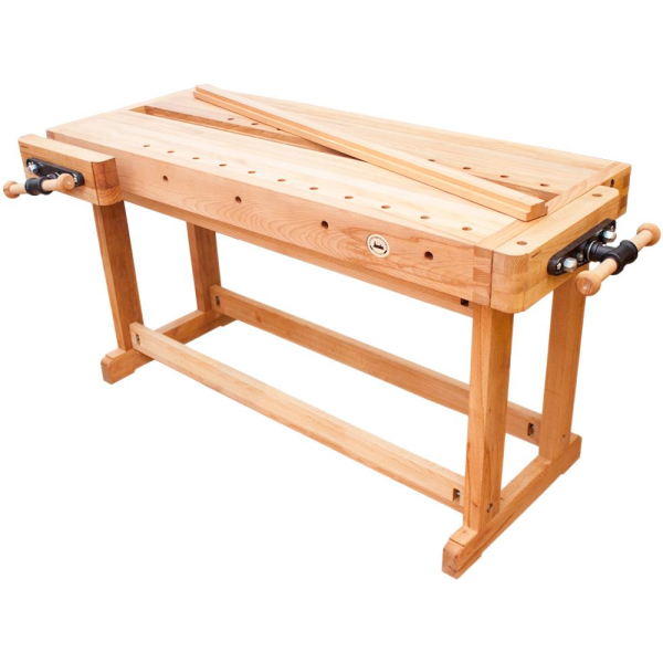 Верстак столярный из бука ПЕТРОГРАДЪ с пазом 1500х600 М00012638/РН