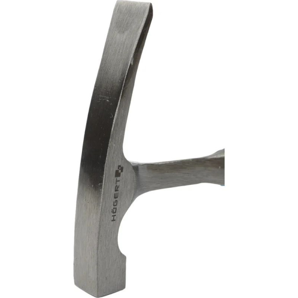 Молоток каменщика HOEGERT монолитный, 600 г, с рукояткой из стекловолокна HT3B033 в Екатеринбурге 