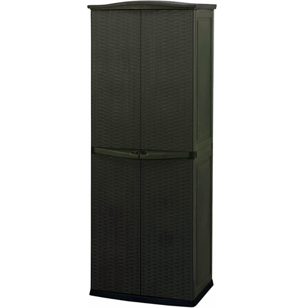 Шкаф из ПВХ "Keter" Ротанг коричневый 45х65х184см 15,8кг  17190092