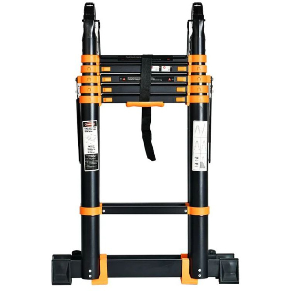 Лестница телескопическая STARTUL 2-х секц. алюм. 210/420см. 2x5 ступ. 14.8кг ST9932-042 в Екатеринбурге
