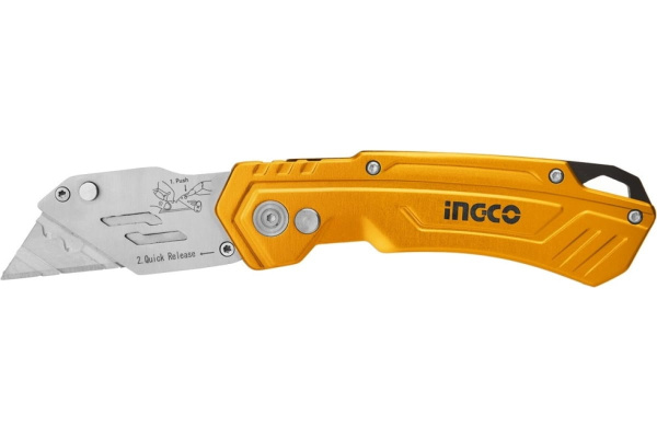 Нож складной универсальный INGCO INDUSTRIAL SK5 HUK6288