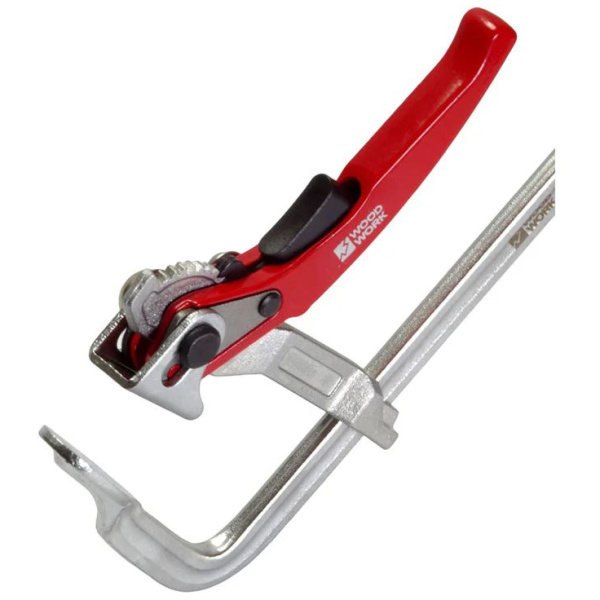 Струбцина кованая WOODWORK F-тип 160х80мм c винтовой рукояткой HFC-1680 в Екатеринбурге 