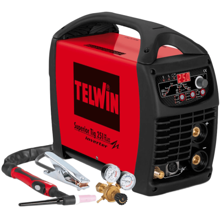 Аппарат аргонодуговой сварки SUPERIOR TIG 251 DC-HF/LIFT VRD + TIG ACC. Telwin в Екатеринбурге