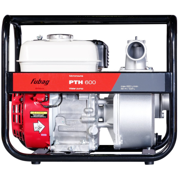 Мотопомпа для чистой воды FUBAG PTH 600 838249 в Екатеринбурге
