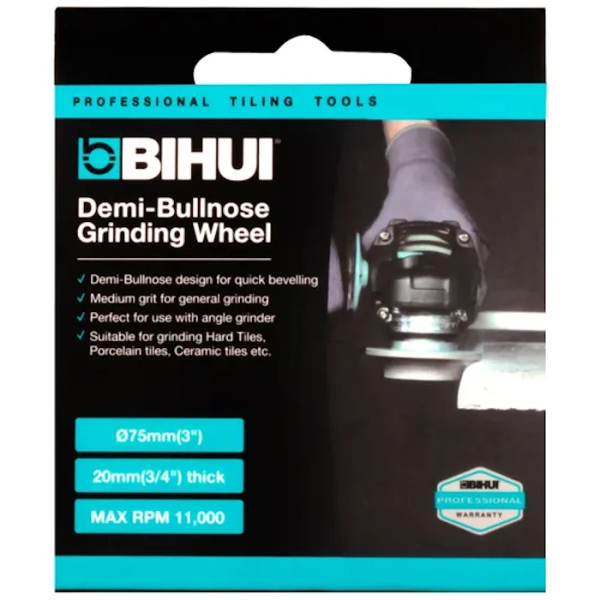 Диск алмазный для скругления плитки BIHUI 20мм d75мм DGV320 в Екатеринбурге