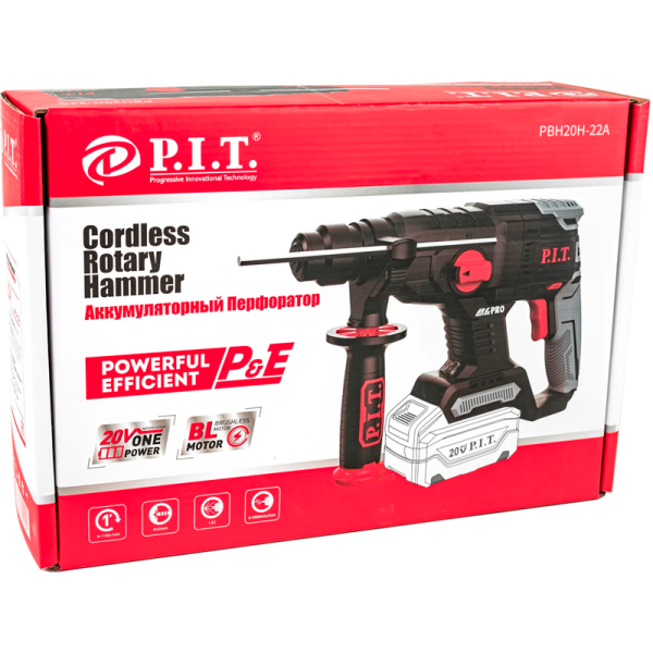 Перфоратор аккумуляторный P.I.T PBH20H-22A SOLO  в Екатеринбурге