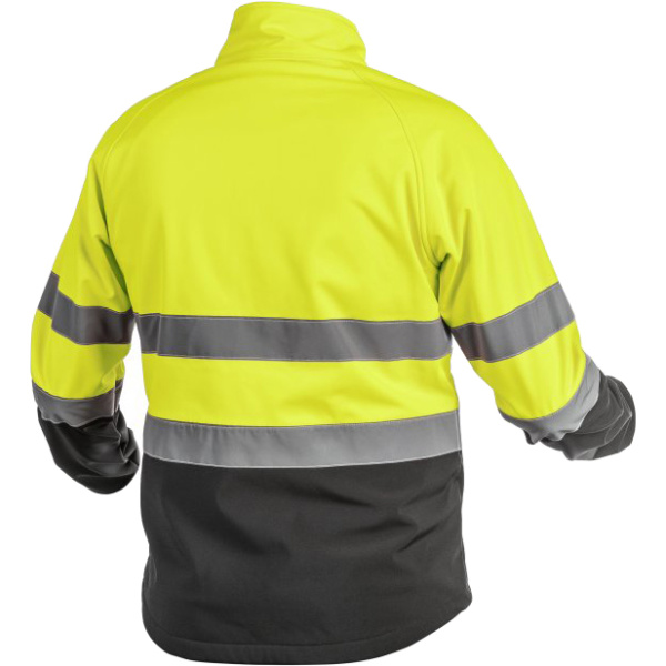 Куртка сигнальная HOEGERT TECHNIK EXTER SOFTSHELL желтая 3XL (58) HT5K335-3XL в Екатеринбурге