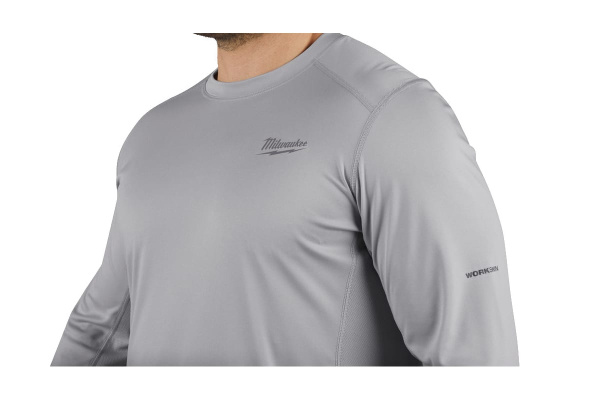 Лонгслив Milwaukee  WORKSKIN WWLSG-XL, серый 4933478191 в Екатеринбурге