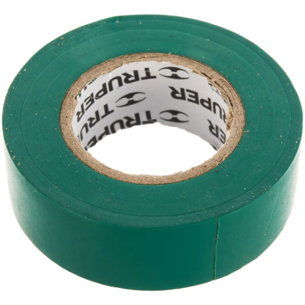 Изолента Truper акрил, 9м. ширина 19мм зеленая M-22V 13511 в Екатеринбурге