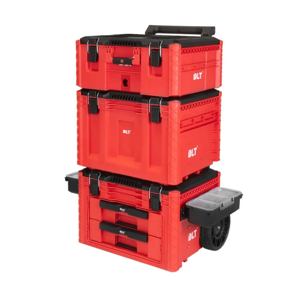 Система хранения инструментов №4 DLT RED PRO кейс №2, №5, кейс-тележка №1  4059 в Екатеринбурге 
