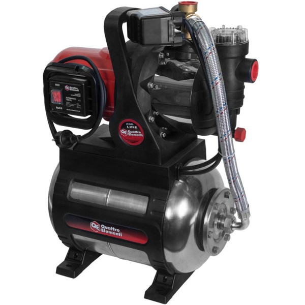 Насосная станция Quattro Elementi Automatico 1300FL inox  (220В,1300Вт,до 48м, 4800л/ч,нерж.бак) 770-667 в Екатеринбурге