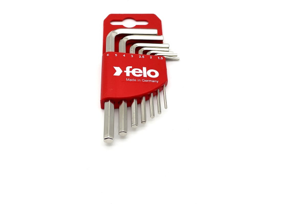 Набор шестигранников удлиненных с шаром FELO HEX1,5-6мм. 7пр.  34500711 в Екатеринбурге 
