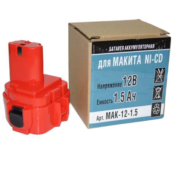 Аккумулятор  P.I.T для  MAKITA 12V- 1.5 Ni-CD Mak 12-1.5 в Екатеринбурге