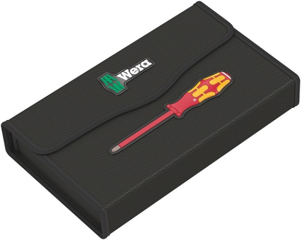 Чехол Wera 9407 для отвёрток диэлектрических Kraftform серии 100 VDE, пустой WE-136456