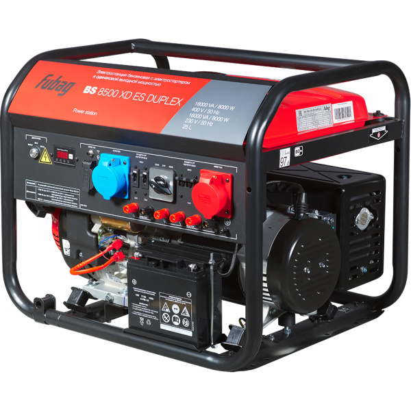 Бензогенератор FUBAG BS 8500 XD ES  DUPLEX  641090 в Екатеринбурге
