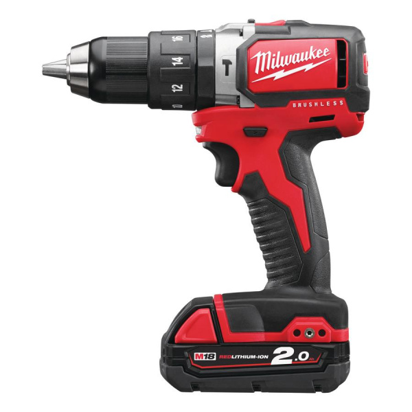 Аккумуляторная ударная дрель-шуруповерт, бесщеточная Milwaukee M18 BLPD-202C 4933448447