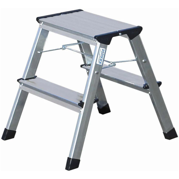 Подставка складная KRAUSE ROLLY 2х2 ступеньки алюм.  130037 в Екатеринбурге