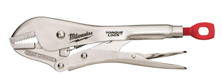 Зажим Milwaukee  10” TORQUE LOCK™ прямые губки