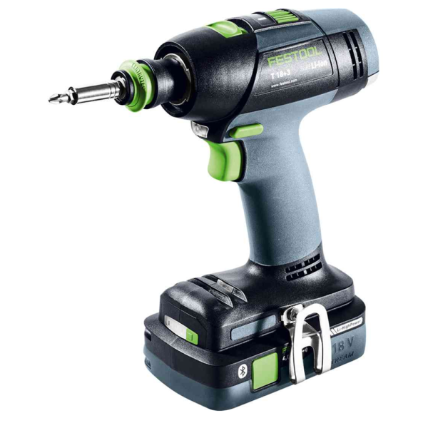 Аккумуляторная дрель-шуруповерт FESTOOL T 18+3 HPC 4,0 I-Plus-PROMO Edit с набором бит 577188