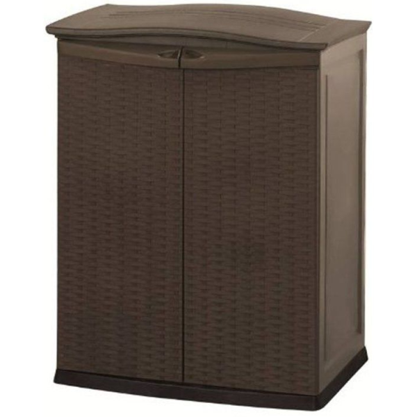 Шкаф из ПВХ "Keter" Ротанг Компакт коричневый 70х50х92см 8,7кг  17190095