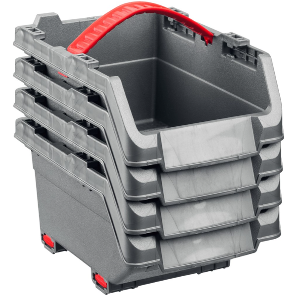Лотки для хранения "Keter" Click Bins №2 11х15,5хh8,5см. 4шт.  17197117 в Екатеринбурге