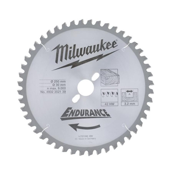Пильный диск Milwaukee 250/30 Z48