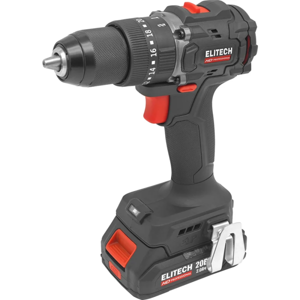Аккумуляторная дрель-шуруповерт ELITECH CD 20ISL2  E2201.041.01