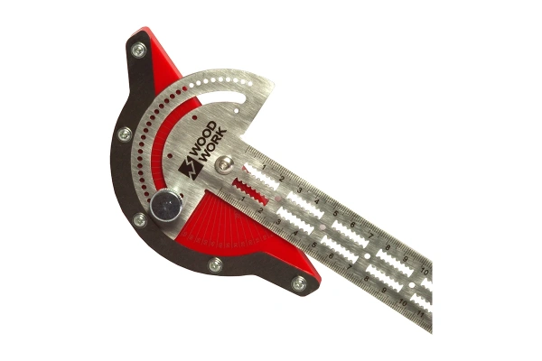 Линейка разметочная Woodwork 500 мм с транспортиром  RUL-50P в Екатеринбурге 