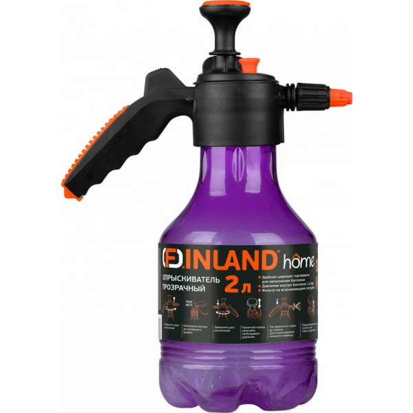 Опрыскиватель FINLAND 2 литра с прозрачным баком 2028 в Екатеринбурге