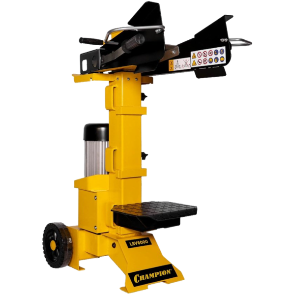 Дровокол CHAMPION LSV6000 (2,7кВт, 6тонн, 97кг+насадка для колки дров на 4 части) в Екатеринбурге