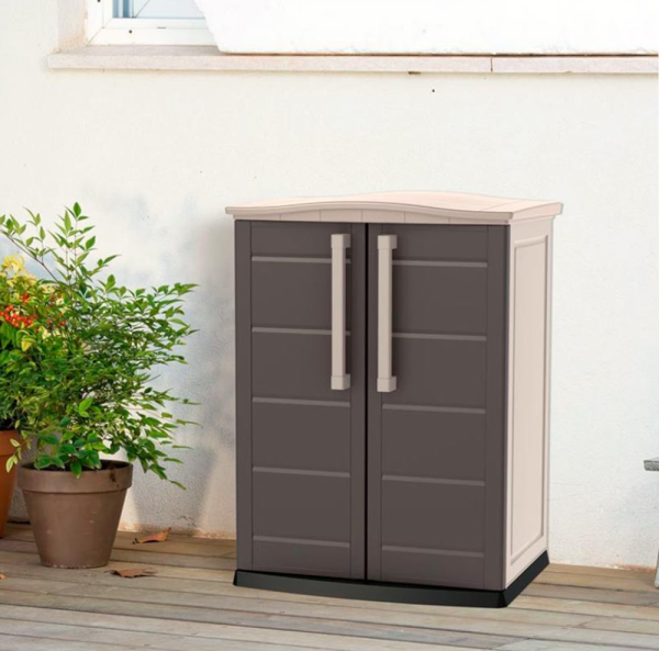 Шкаф из ПВХ "Keter" Бостон Компакт серый 70х50х93см 9кг  17200893 в Екатеринбурге